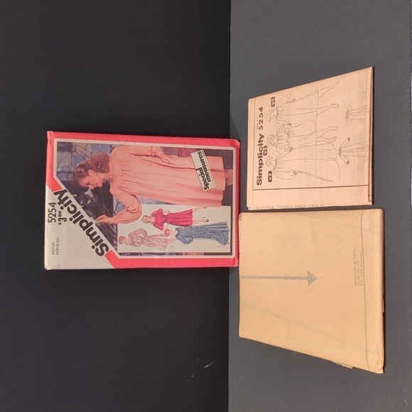 Simplicity Pattern 5254 ~ Every-Body Pullover Caftan or Dress ~ Size Medium VTG - Picture 4 of 4